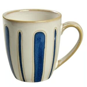 Mikasa Blaise Cobalt Stoneware Mugs Set Of 4